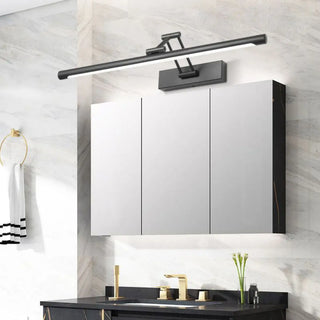 Adjustable Modern Black Linear Bathroom Vanity Light Zawala Image - 2