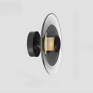 Modern Tiered Design Geometric Glass Wall Sconce Zawala Image - 5