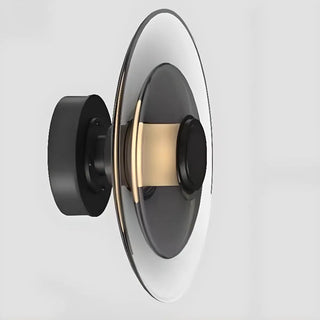 Modern Tiered Design Geometric Glass Wall Sconce Zawala Image - 6