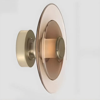 Modern Tiered Design Geometric Glass Wall Sconce Zawala Image - 8