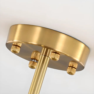 ZOWALA - Clear Glass Leaf Tiered Circle Gold Living Room Chandelier Image - 15