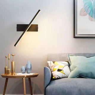 Modern Slant LED Bedroom Vanity Wall Light Fixture Zawala Image - 10