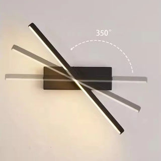Modern Slant LED Bedroom Vanity Wall Light Fixture Zawala Image - 15