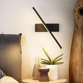 Modern Slant LED Bedroom Vanity Wall Light Fixture Zawala Image - 4