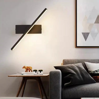 Modern Slant LED Bedroom Vanity Wall Light Fixture Zawala Image - 5