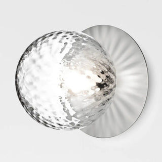 Textured Glass White Globe Vanity Light Fixture Zawala Image - 11
