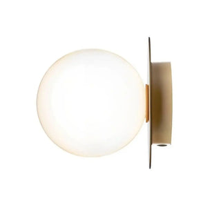 Textured Glass White Globe Vanity Light Fixture Zawala Image - 12