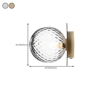 Textured Glass White Globe Vanity Light Fixture Zawala Image - 14