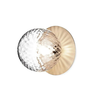 Textured Glass White Globe Vanity Light Fixture Zawala Image - 10