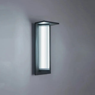 Geometric Modern Black Acrylic Exterior Wall Lamp Zawala Image - 6