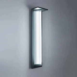 Geometric Modern Black Acrylic Exterior Wall Lamp Zawala Image - 10