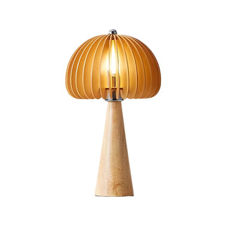 ZOWALA - Modern Wood Veneer Table Lamp Image - 11