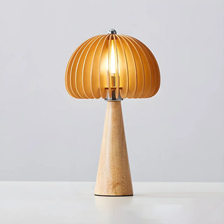 ZOWALA - Modern Wood Veneer Table Lamp Image - 7