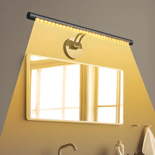 Adjustable USB Powered Black LED Vanity Mirror Light Zawala Image - 3