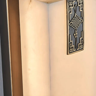 ZOWALA - Modern Vertical Stone LED Wall Sconce Image - 12