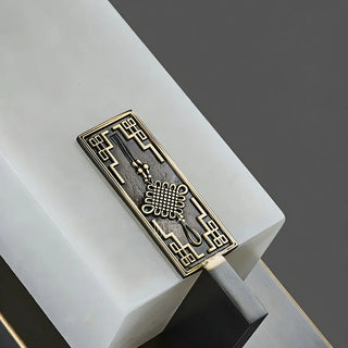 ZOWALA - Modern Vertical Stone LED Wall Sconce Image - 14