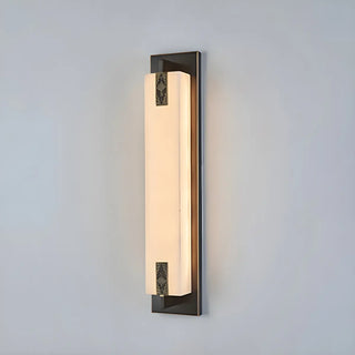 ZOWALA - Modern Vertical Stone LED Wall Sconce Image - 7