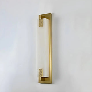 ZOWALA - Modern Vertical Stone LED Wall Sconce Image - 9
