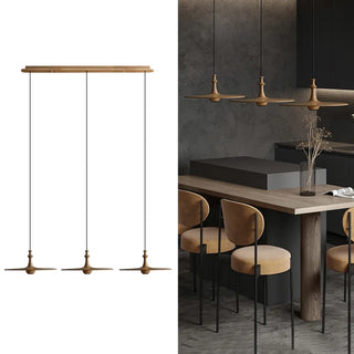 ZOWALA - Minimalist Dining Room Black Disc UFO Pendant Light Image - 15