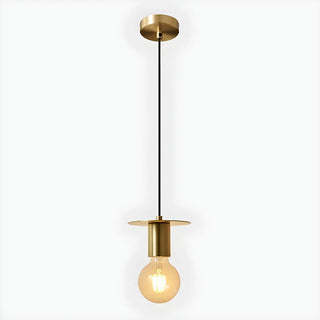 ZOWALA - Modern Unique Bedroom Metal Geometric Pendant Light Image - 4