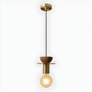 ZOWALA - Modern Unique Bedroom Metal Geometric Pendant Light Image - 7