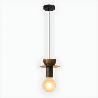 ZOWALA - Modern Unique Bedroom Metal Geometric Pendant Light Image - 8