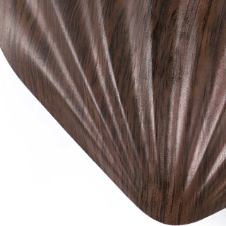 ZOWALA - Modern Wood Color Shell Bedside Metal Wall Sconce Image - 17