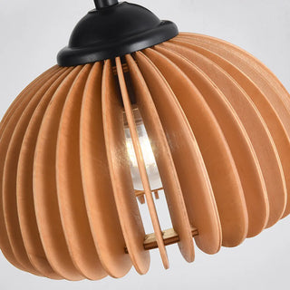 Modern Trendy Walnut Cone Metal Swing Arm Wall Lamp Zawala Image - 15
