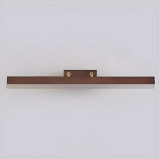 Modern Rectangle Walnut Wooden LED Vanity Lights Zawala Image - 11