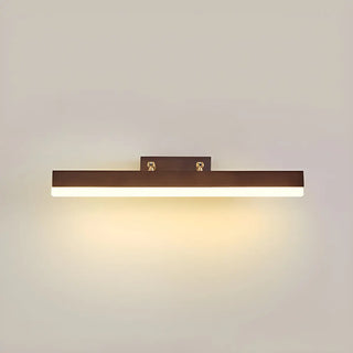 Modern Rectangle Walnut Wooden LED Vanity Lights Zawala Image - 14