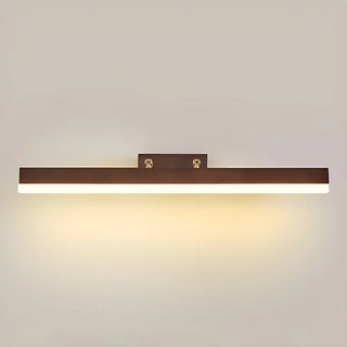 Modern Rectangle Walnut Wooden LED Vanity Lights Zawala Image - 15