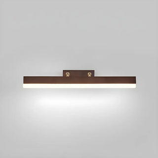 Modern Rectangle Walnut Wooden LED Vanity Lights Zawala Image - 8