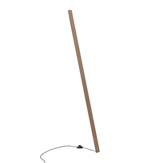 Modish Walnut Rectangular Standing Wooden Floor Lamp Zawala Image - 10