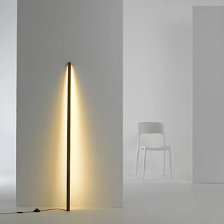 Modish Walnut Rectangular Standing Wooden Floor Lamp Zawala Image - 5