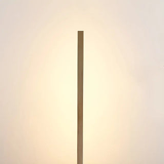 Modish Walnut Rectangular Standing Wooden Floor Lamp Zawala Image - 6