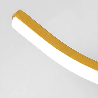 ZOWALA - Modern Elegant Gold Wavy LED Vanity Wall Light Image - 10