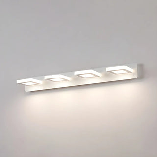 Simple Unique White Multi-Light Round Vanity Light Zawala Image - 27