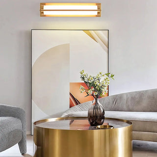 ZOWALA - Straight Modern Gold Cylinder Vanity Light Fixtures Image - 1