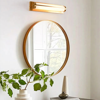 ZOWALA - Straight Modern Gold Cylinder Vanity Light Fixtures Image - 2