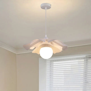 ZOWALA - Modern White Flower Metal Pendant Light for Living Room Image - 3
