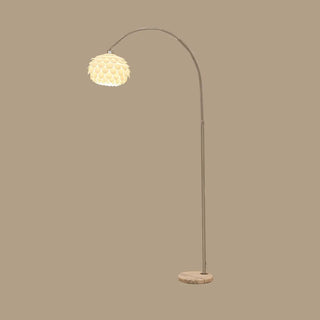 Adjustable Modern White Linterna Arch Floor Lamp Zawala Image - 10