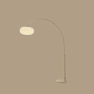 Adjustable Modern White Linterna Arch Floor Lamp Zawala Image - 13