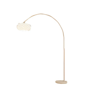 Adjustable Modern White Linterna Arch Floor Lamp Zawala Image - 14