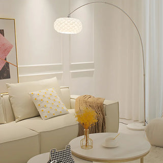 Adjustable Modern White Linterna Arch Floor Lamp Zawala Image - 6