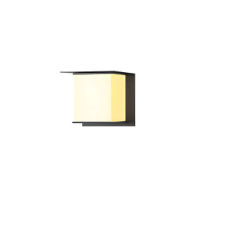 Modern Black Rectangular Metal Outdoor Wall Lights Zawala Image - 10