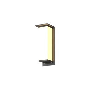 Modern Black Rectangular Metal Outdoor Wall Lights Zawala Image - 11