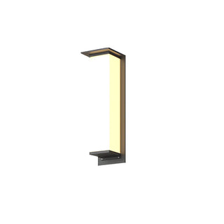 Modern Black Rectangular Metal Outdoor Wall Lights Zawala Image - 12