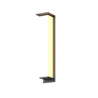 Modern Black Rectangular Metal Outdoor Wall Lights Zawala Image - 14
