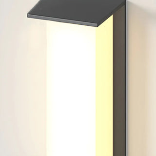 Modern Black Rectangular Metal Outdoor Wall Lights Zawala Image - 9