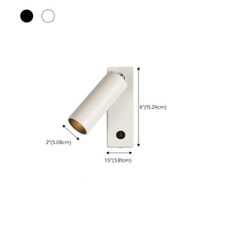 Adjustable Focused Beam Cylinder Bedroom Wall Lamp Zawala #size